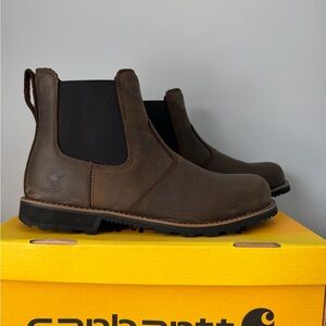 Carhartt Men's Frontier Leather Chelsea Boot, size 13.